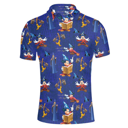 Mouse Sorcerer Polo T-shirt