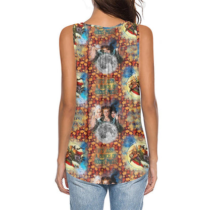 Makes Me Sick All-Over Print Women's Sleeveless V-Neck Top