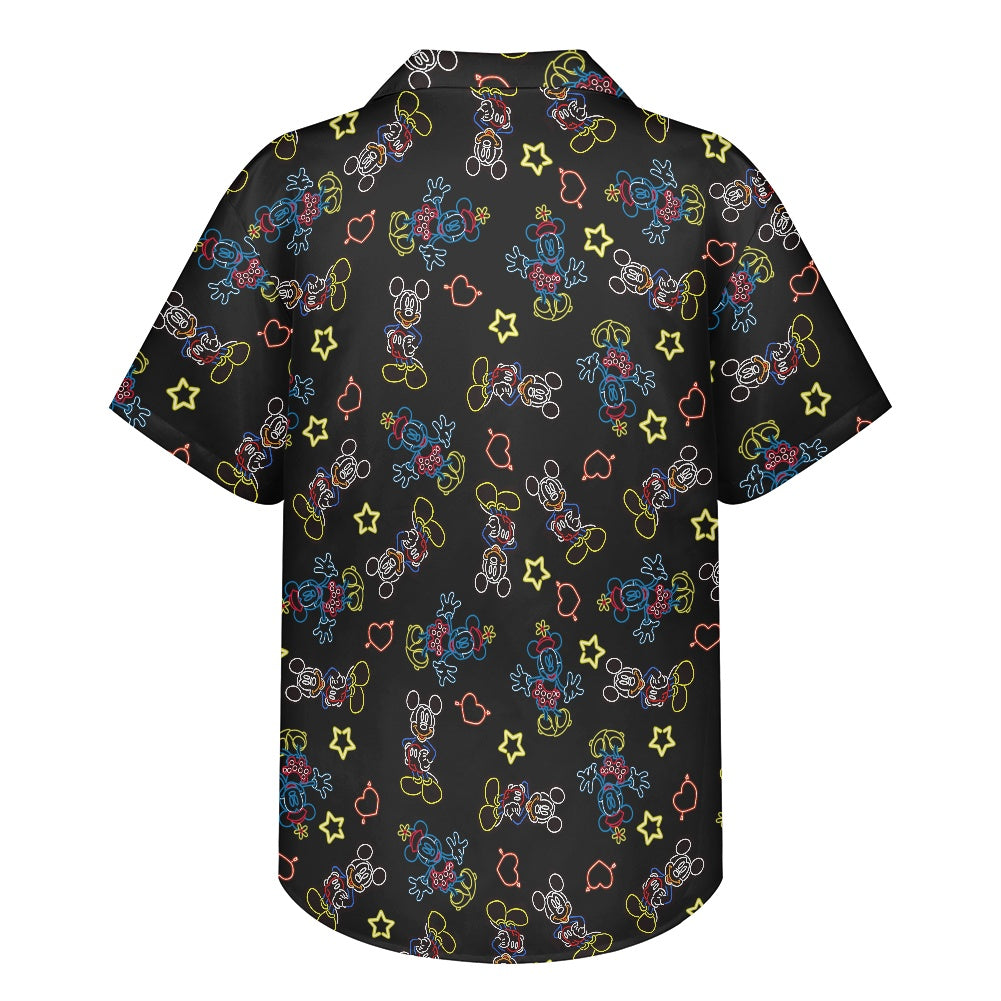 Neon Mouse Hawaiian shirt