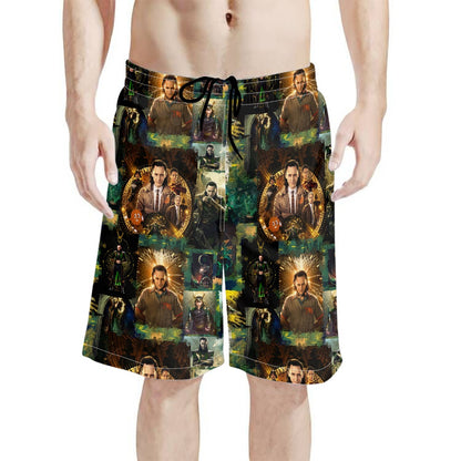 Variant All-Over Print Men's Beach Shorts