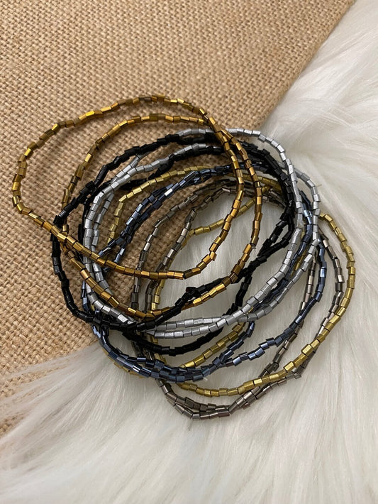 Seed Bead Metallic Stack Pack