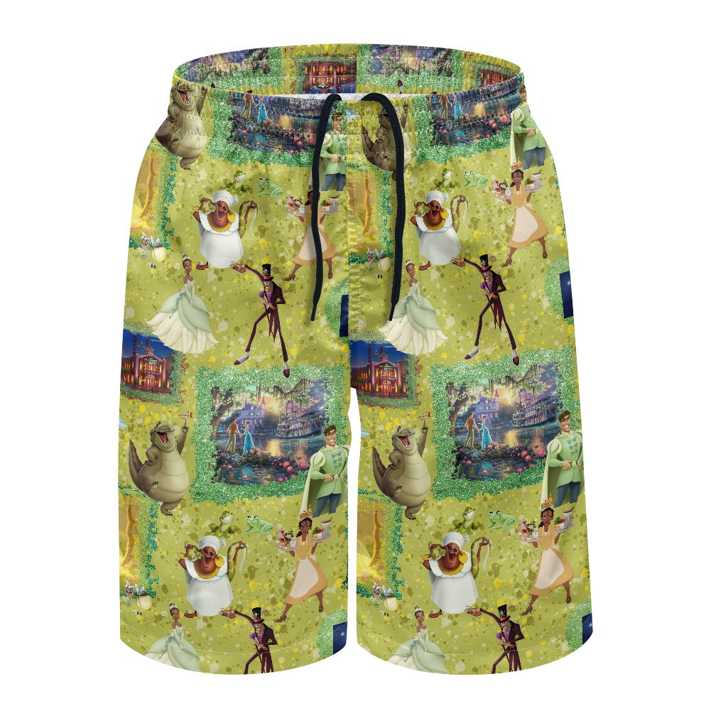 Almost There All-Over Print Men's Beach Shorts