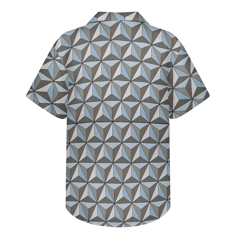 Spaceship Earth Hawaiian shirt