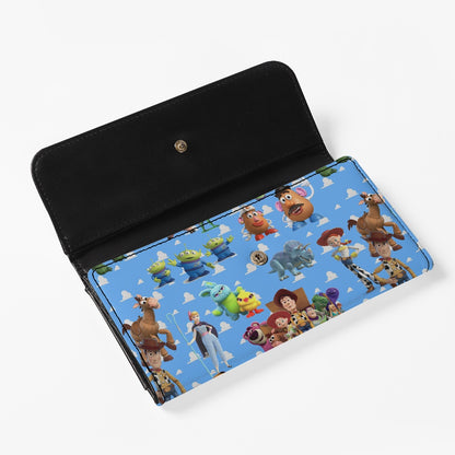 Toy Box Friends Long Folding Wallet