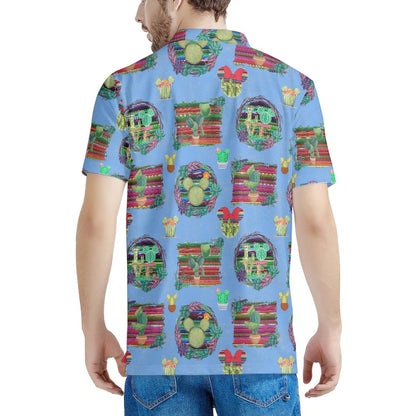 Mouse Cactus Polo T-shirt