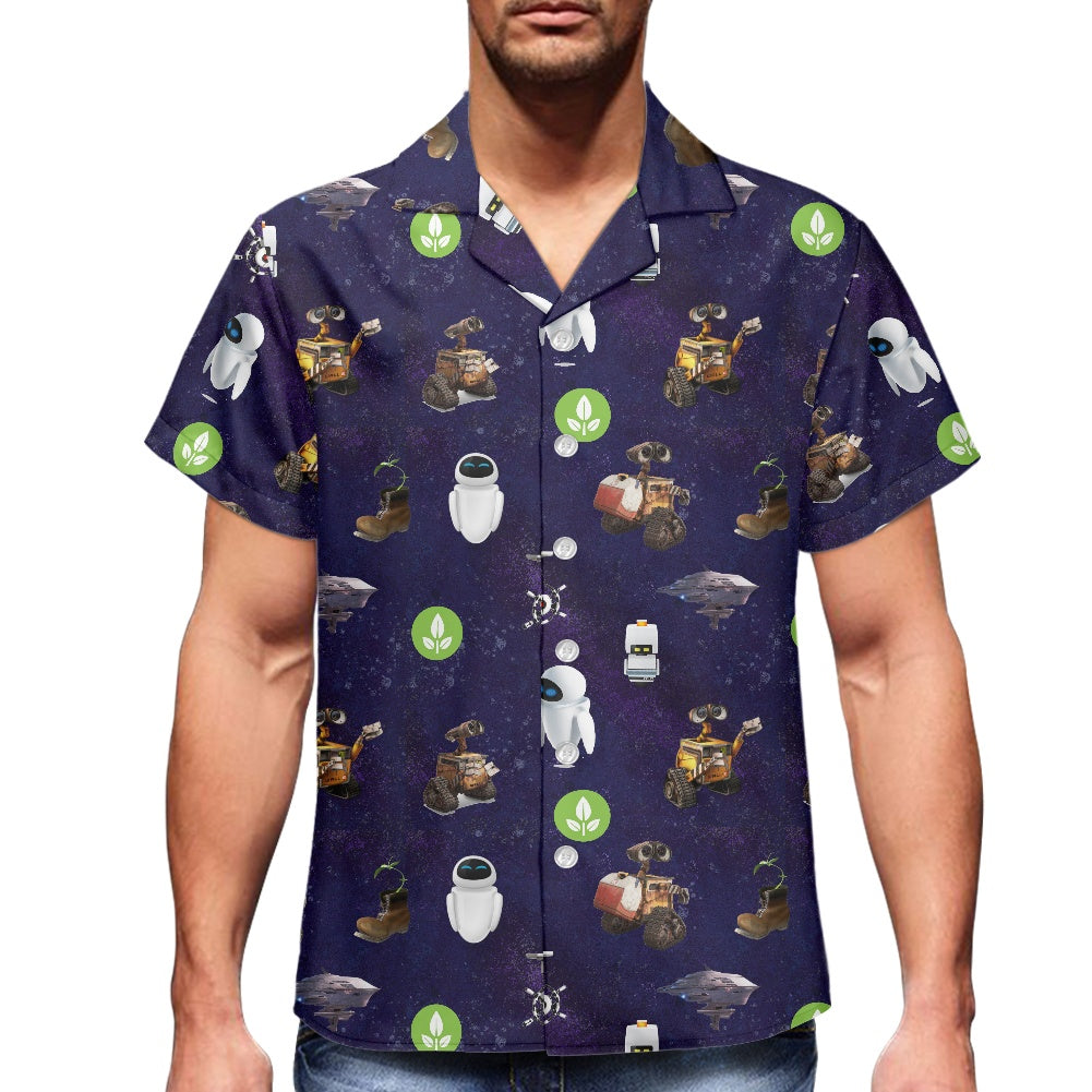 Space Robots Hawaiian shirt