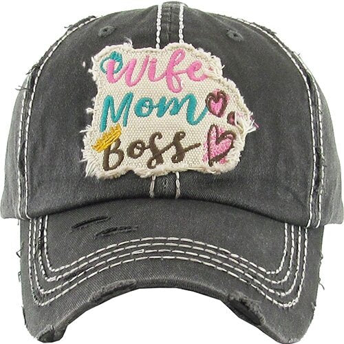 Wife, Mom, Boss Hat