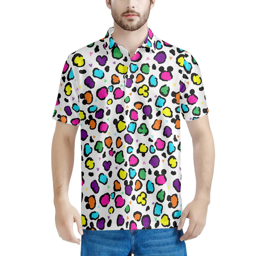 Neon Spots Polo T-shirt