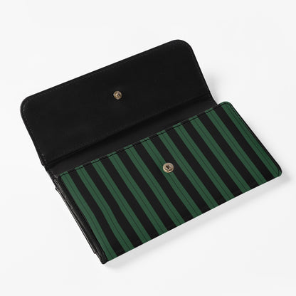 HM Wallpaper Stripe Long Folding Wallet