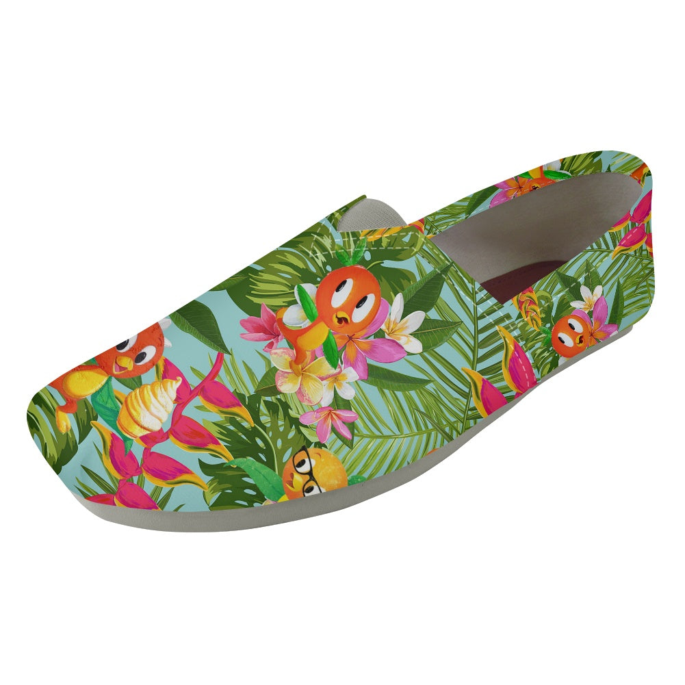 Tropical Orange Bird Slip On