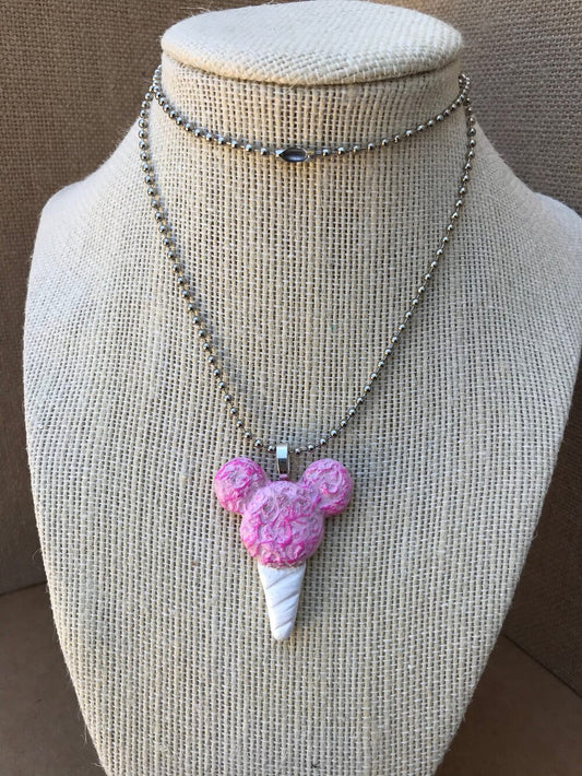 Mouse Cotton Candy Necklace