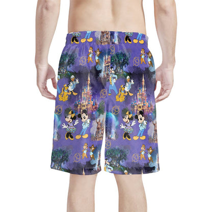 50th Anniversary All-Over Print Men's Beach Shorts