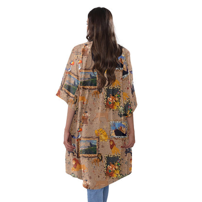 Pride Rock Women's Half Sleeve Kimono Cardigan