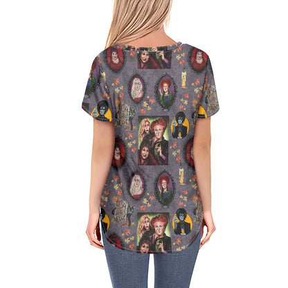 Hocus Portraits Women's V-neck Top