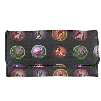 Villain Babes Long Folding Wallet