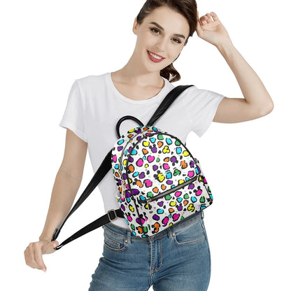 Neon Spots Casual Backpack for women