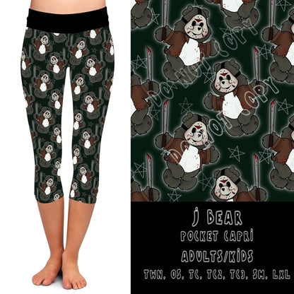 BEARY SCARY RUN- J BEAR-LEGGINGS/CAPRI/JOGGER/JOGGER CAPRI- PREORDER CLOSING 5/20