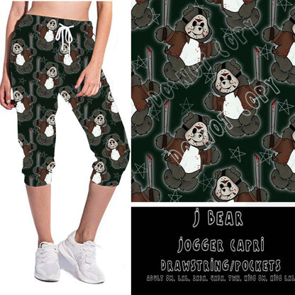 BEARY SCARY RUN- J BEAR-LEGGINGS/CAPRI/JOGGER/JOGGER CAPRI- PREORDER CLOSING 5/20