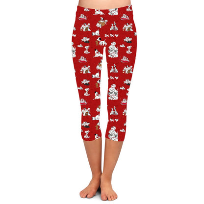 Dalmatians Legging Capri with pockets