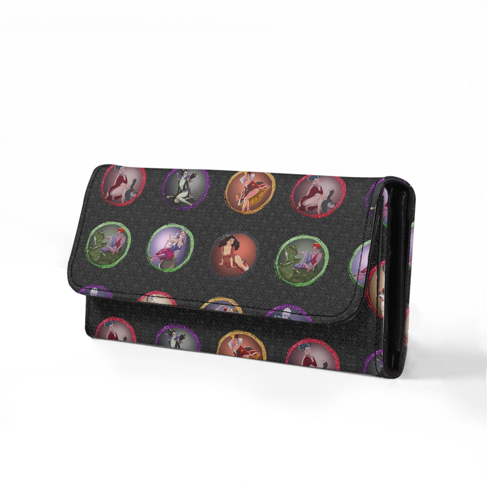 Villain Babes Long Folding Wallet