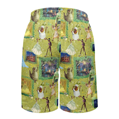 Almost There All-Over Print Men's Beach Shorts