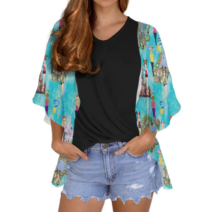 Meet Me at the Castle Women's cardigan chiffon shirt