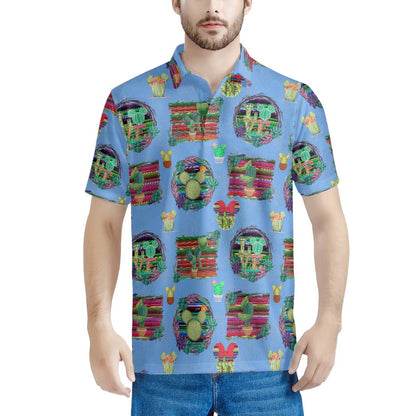 Mouse Cactus Polo T-shirt