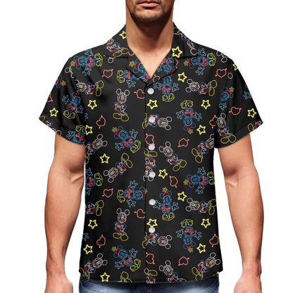 Neon Mouse Hawaiian shirt