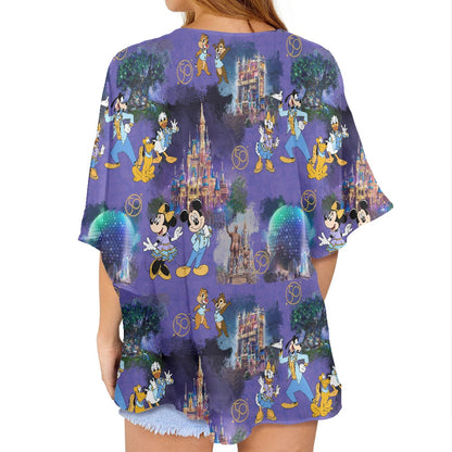 50th Anniversary Women's cardigan chiffon shirt