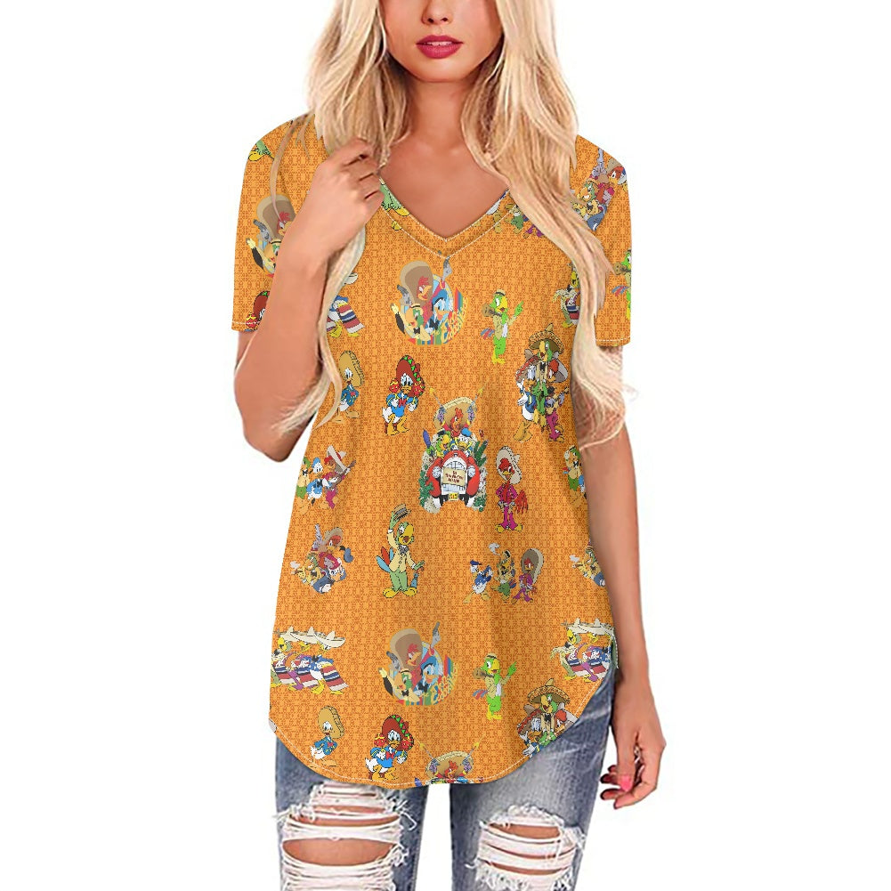 3 Amigos Women's V-neck Top