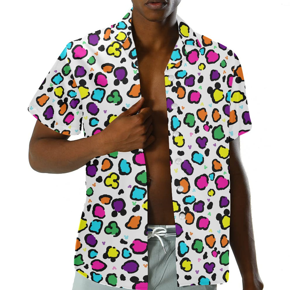 Neon Spots Hawaiian shirt