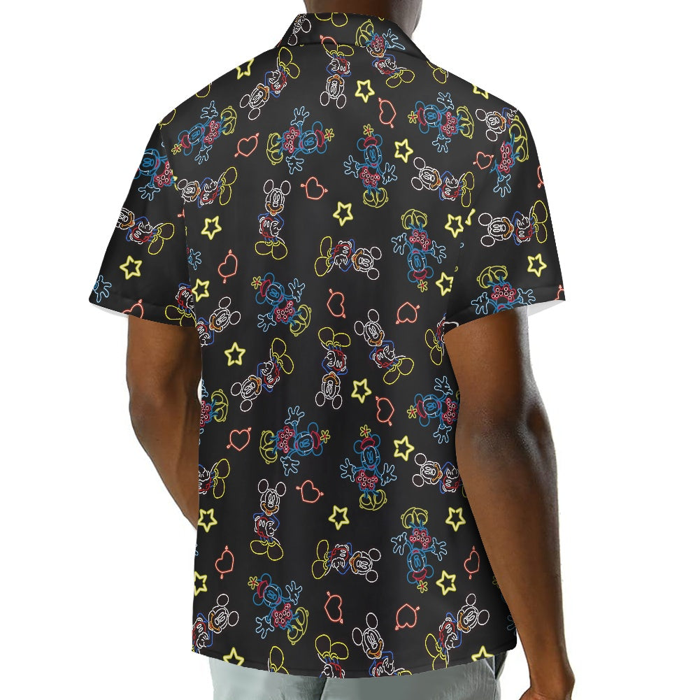 Neon Mouse Hawaiian shirt