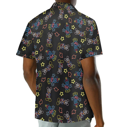 Neon Mouse Hawaiian shirt