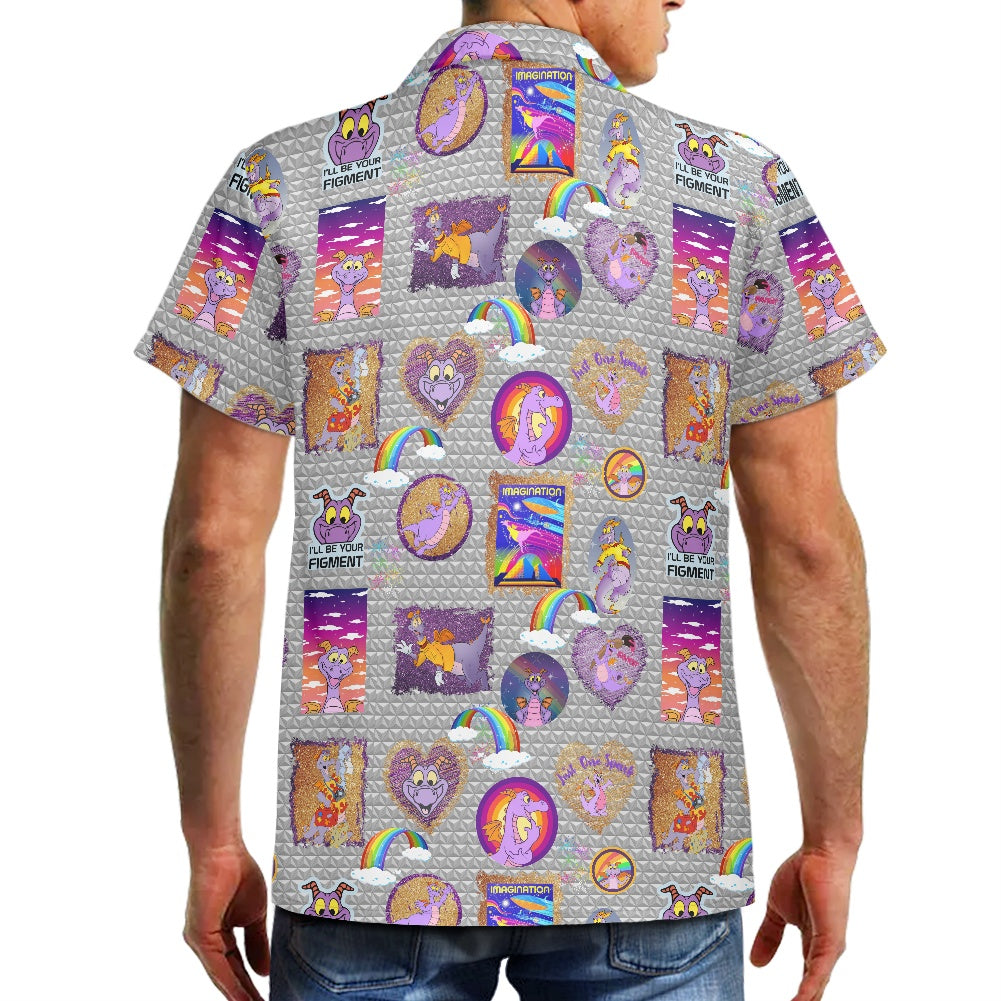 Purple Dragon Hawaiian shirt