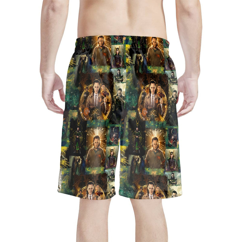 Variant All-Over Print Men's Beach Shorts