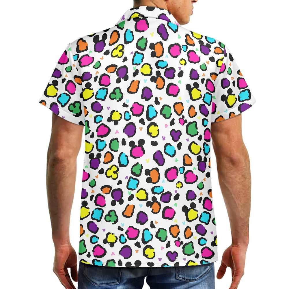 Neon Spots Hawaiian shirt