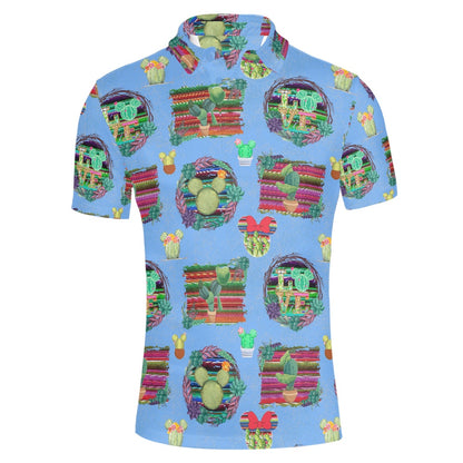 Mouse Cactus Polo T-shirt