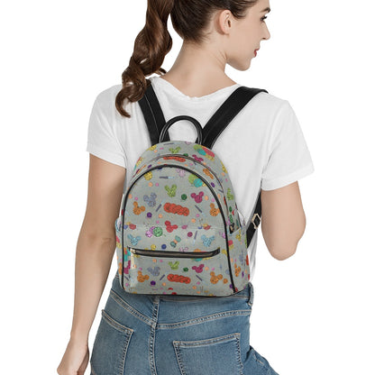 Mouse Yarn Casual Backpack for women