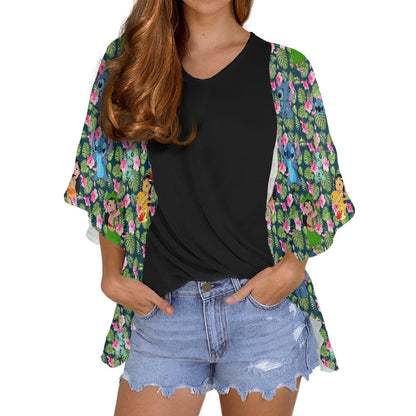 Hawaiian Alien Women's cardigan chiffon shirt