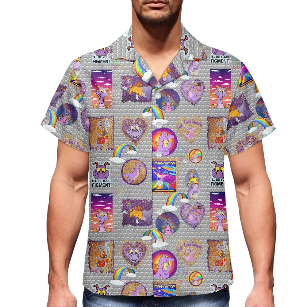 Purple Dragon Hawaiian shirt