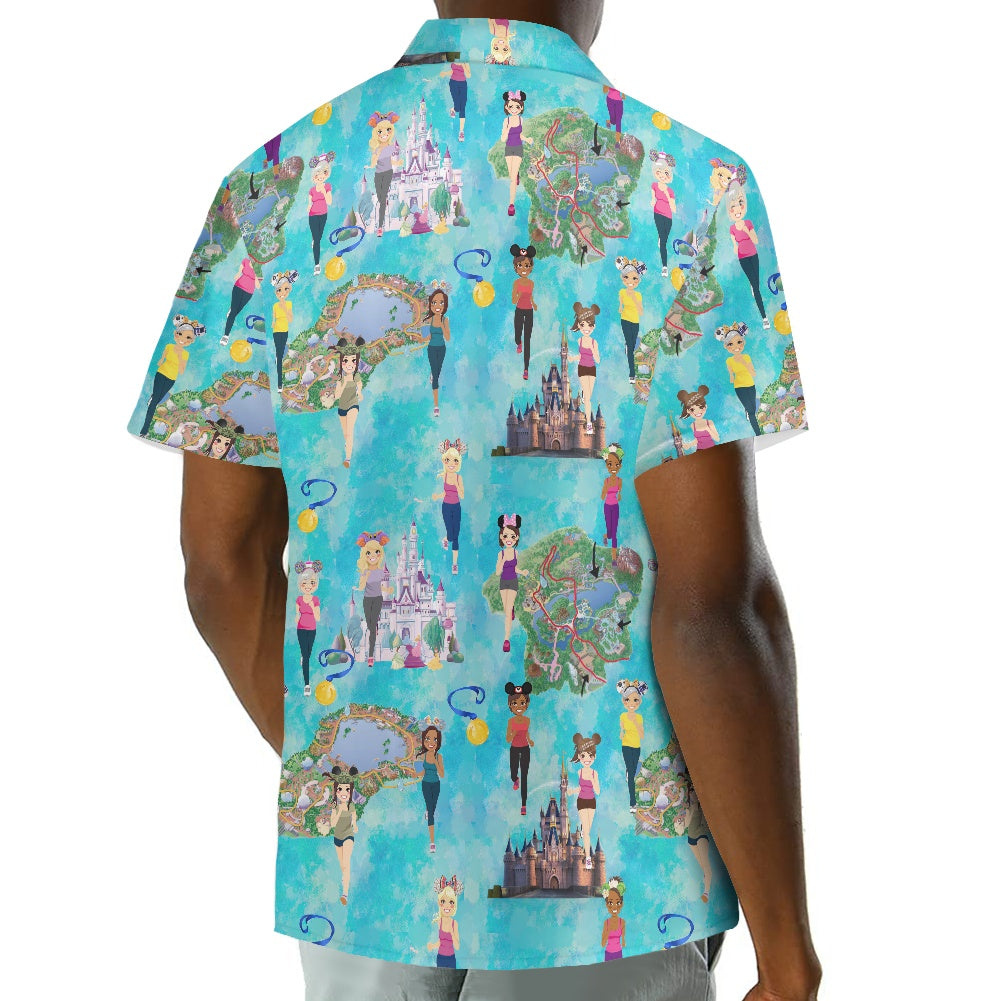 Meet Me At the Castle Hawaiian shirt