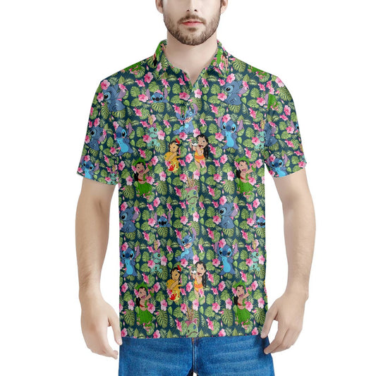 Hawaiian Alien Polo T-shirt