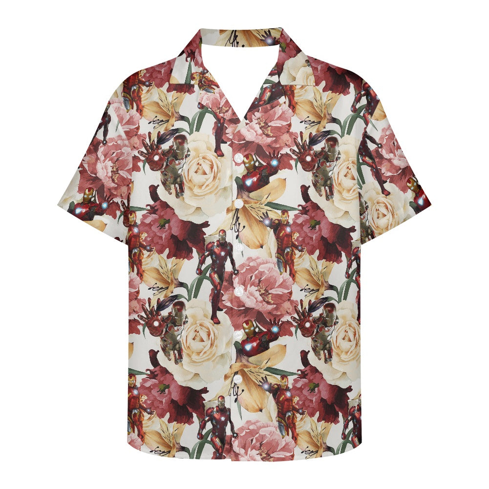 Floral Iron Hawaiian shirt