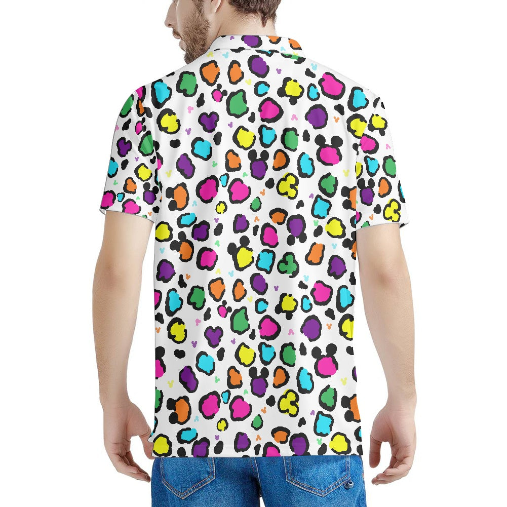 Neon Spots Polo T-shirt