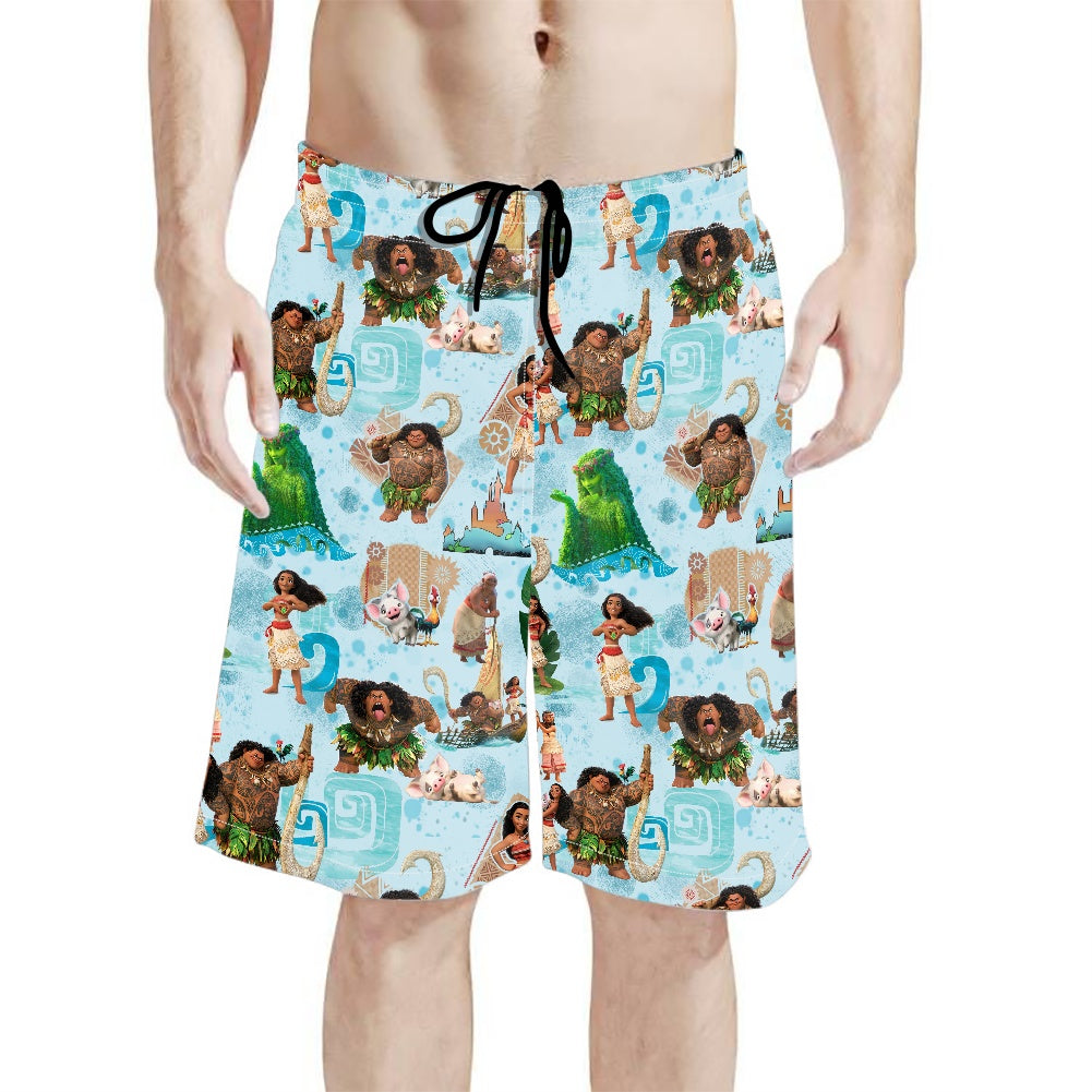 Wayfinder All-Over Print Men's Beach Shorts