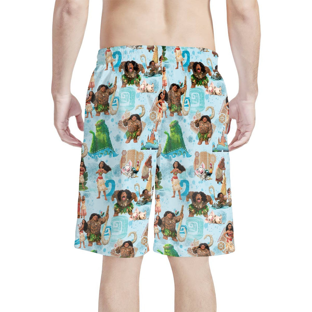 Wayfinder All-Over Print Men's Beach Shorts