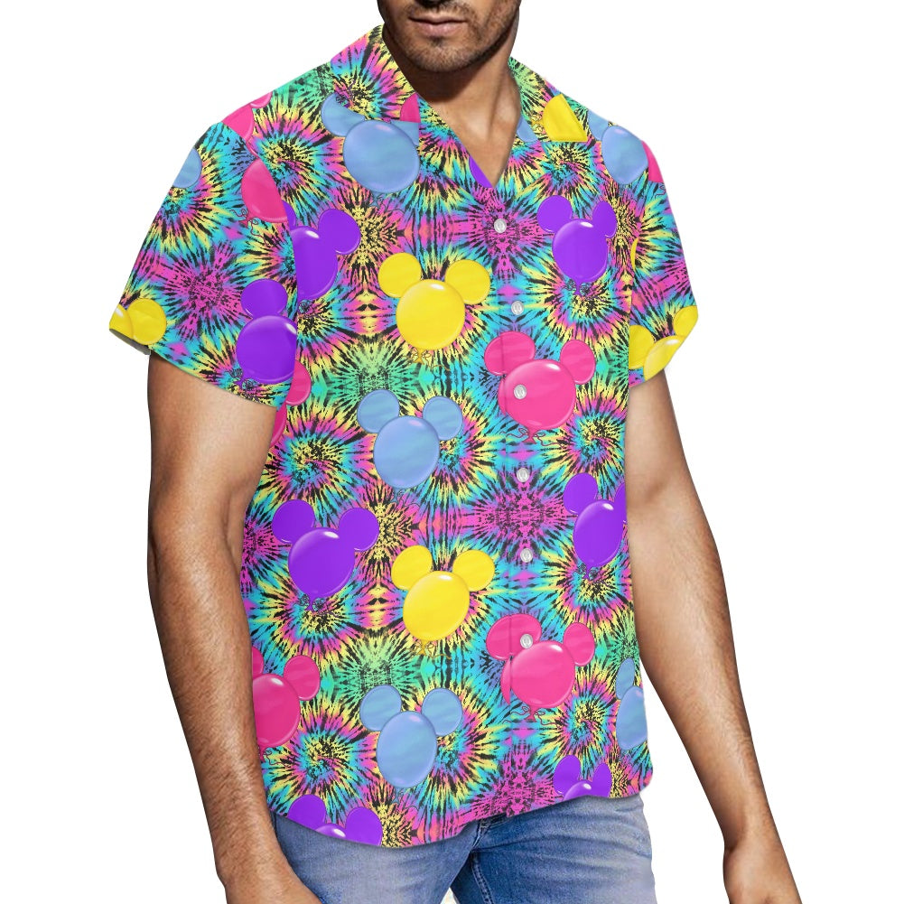 Tie Dye Mouse Hawaiian shirt