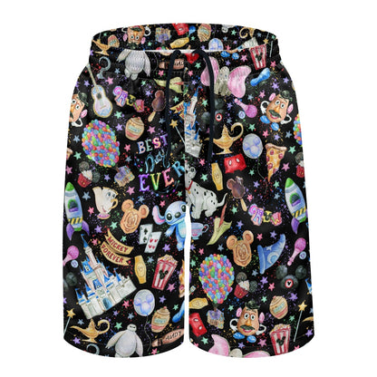 Best Day All-Over Print Men's Beach Shorts