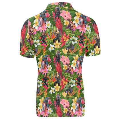 Tropical Heroes Polo T-shirt