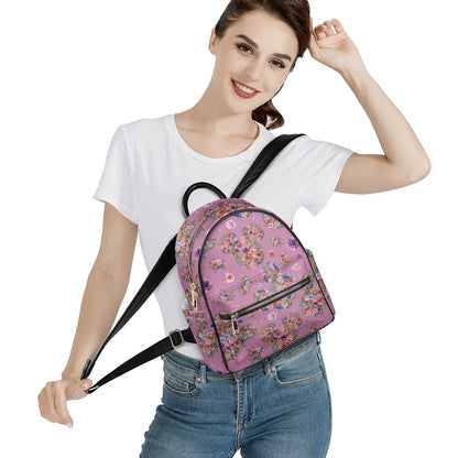 Floral Mouse Casual Backpack for women